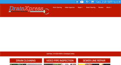Desktop Screenshot of drainxpress.com