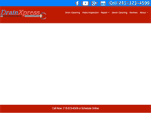 Tablet Screenshot of drainxpress.com